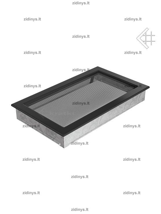 Židinio grotelės 22 x 37 juodos 1 Židinio grotelės 22 x 37 juodos 1