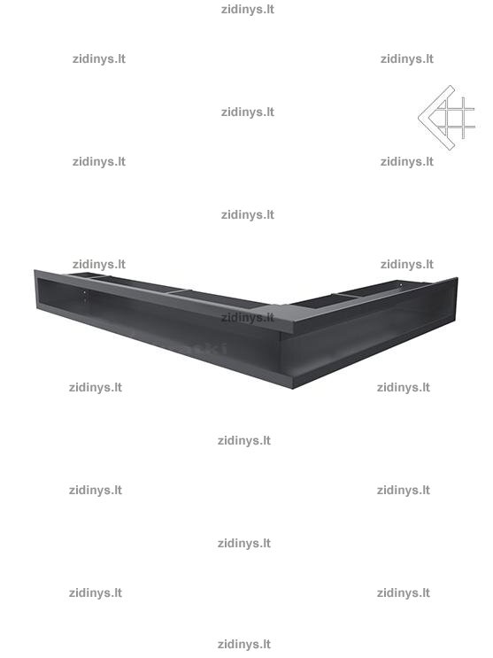 Židinio grotelės LUFT/NP/600/400/90/G 2