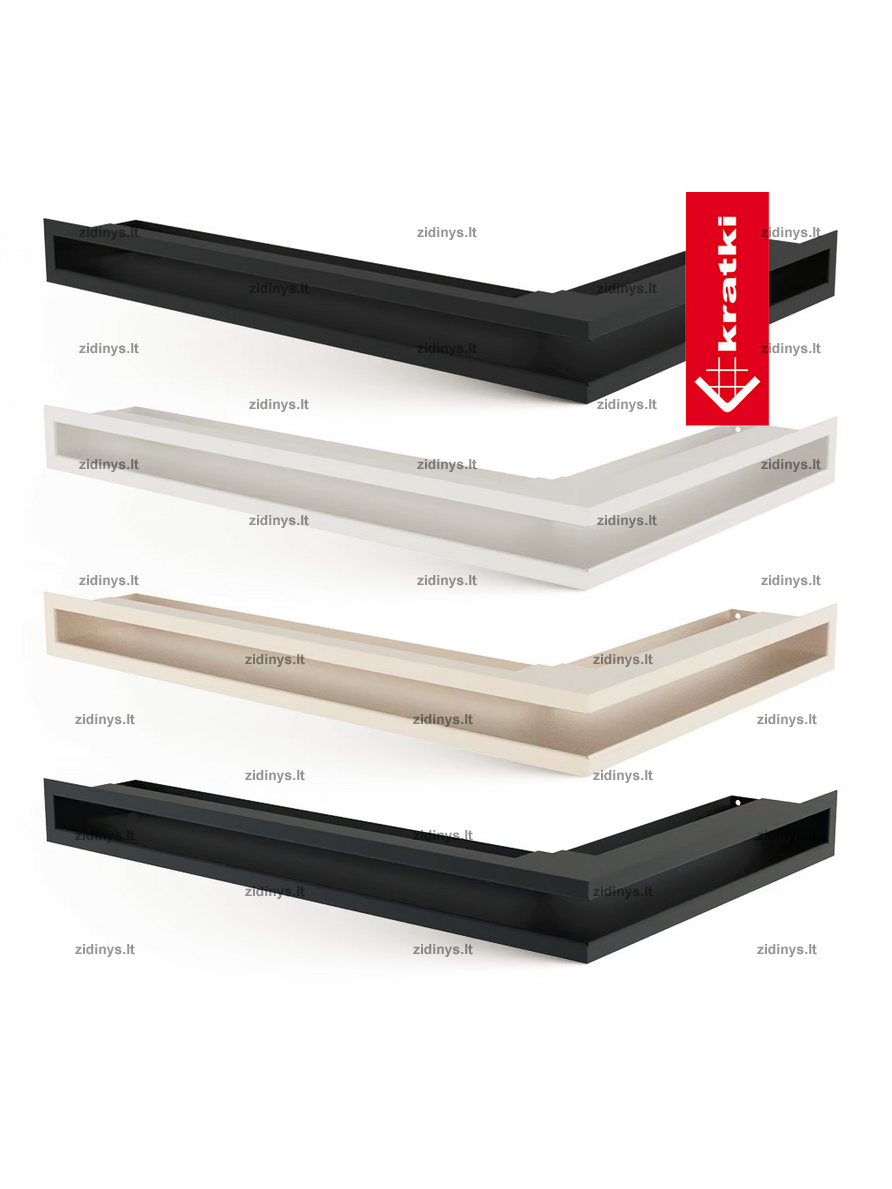 Židinio grotelės LUFT/NP/600/400/90/B 3 Židinio grotelės LUFT/NP/600/400/90/B 3